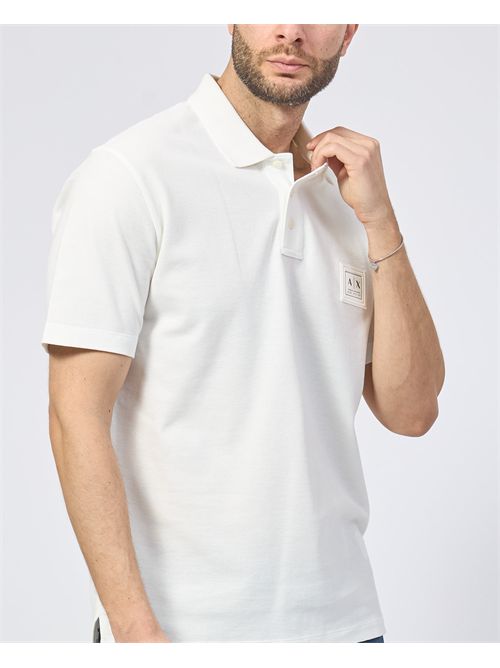 Polo AX regular fit in piqeè di cotone ARMANI EXCHANGE | XM000356-AF12758U0009